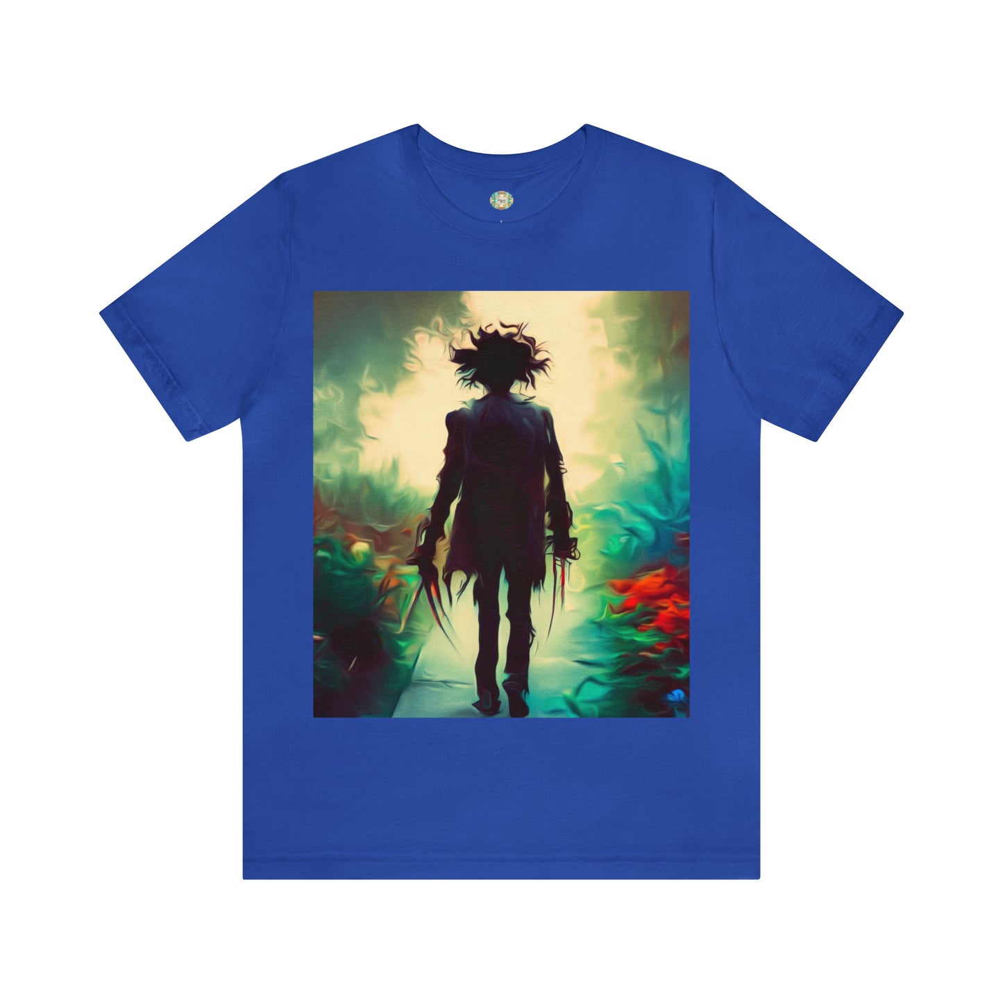 Halloween Jersey Short Sleeve Tee - Edward Scissor Hands