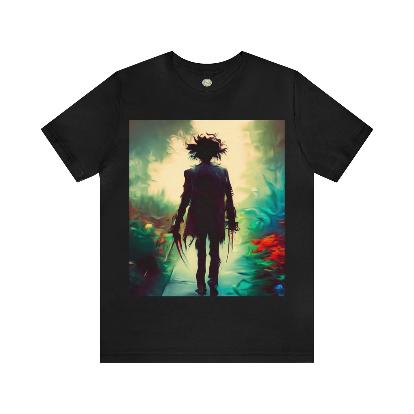 Halloween Jersey Short Sleeve Tee - Edward Scissor Hands