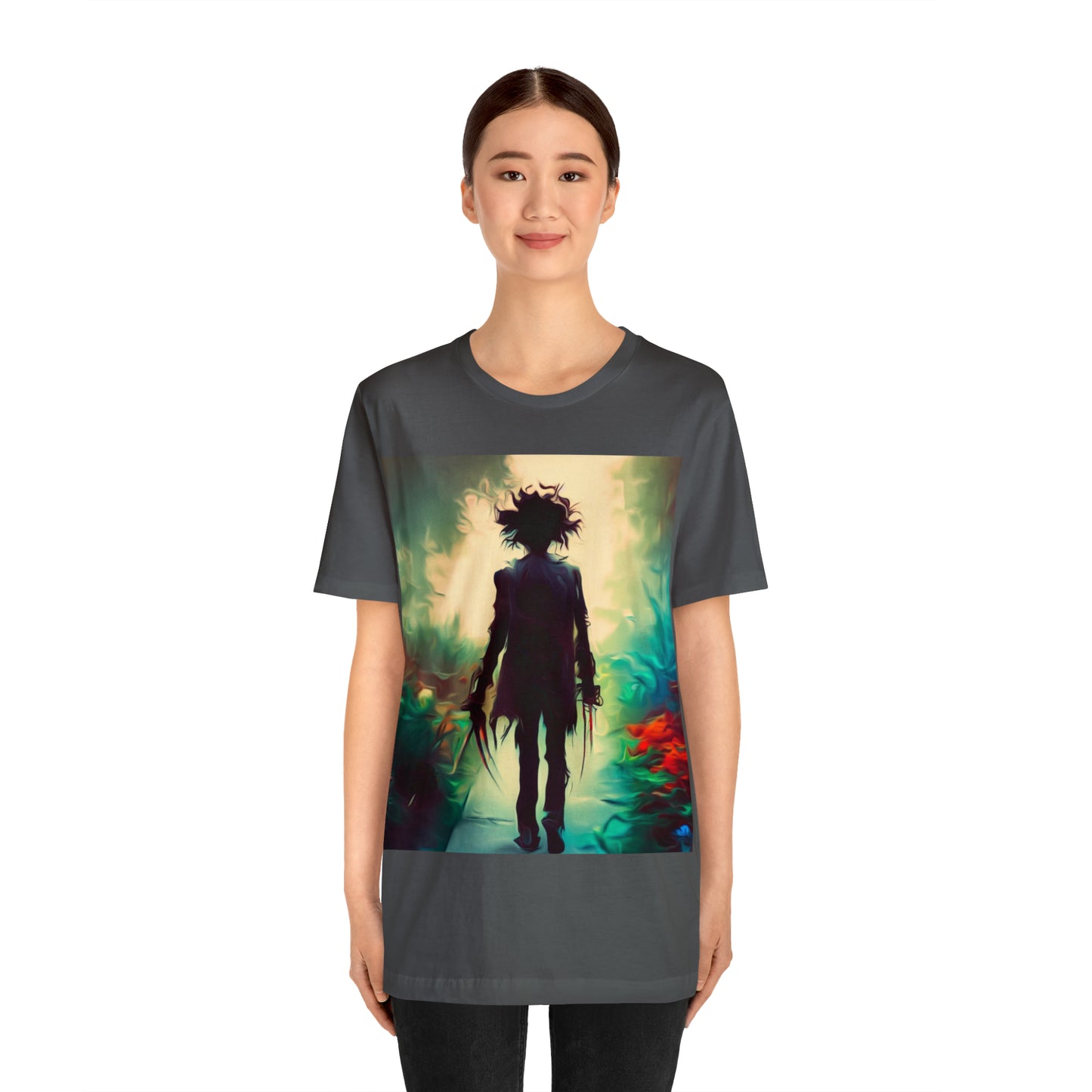 Halloween Jersey Short Sleeve Tee - Edward Scissor Hands