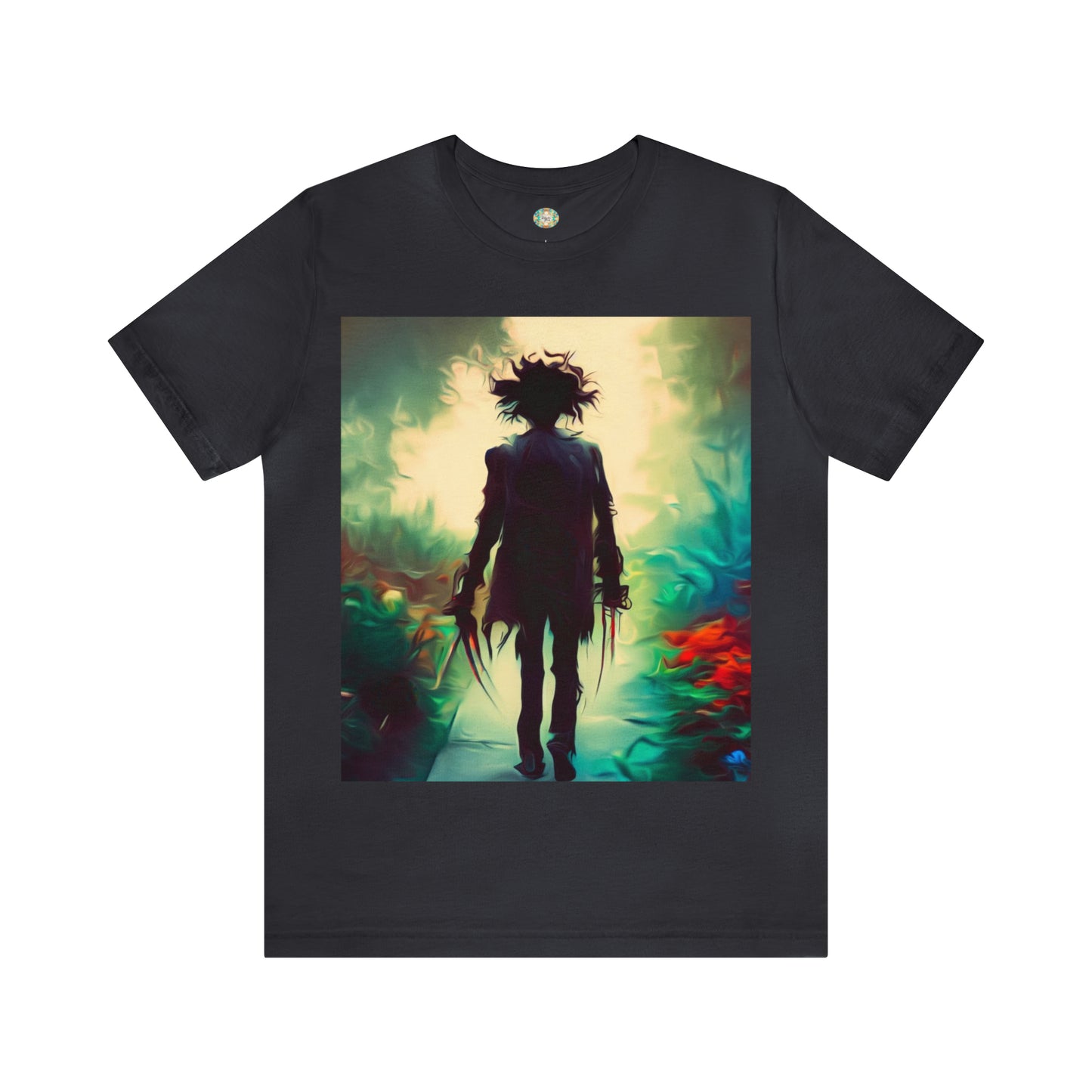 Halloween Jersey Short Sleeve Tee - Edward Scissor Hands
