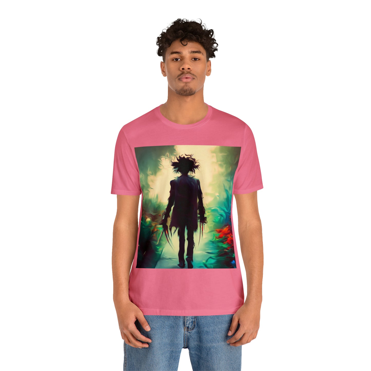 Halloween Jersey Short Sleeve Tee - Edward Scissor Hands