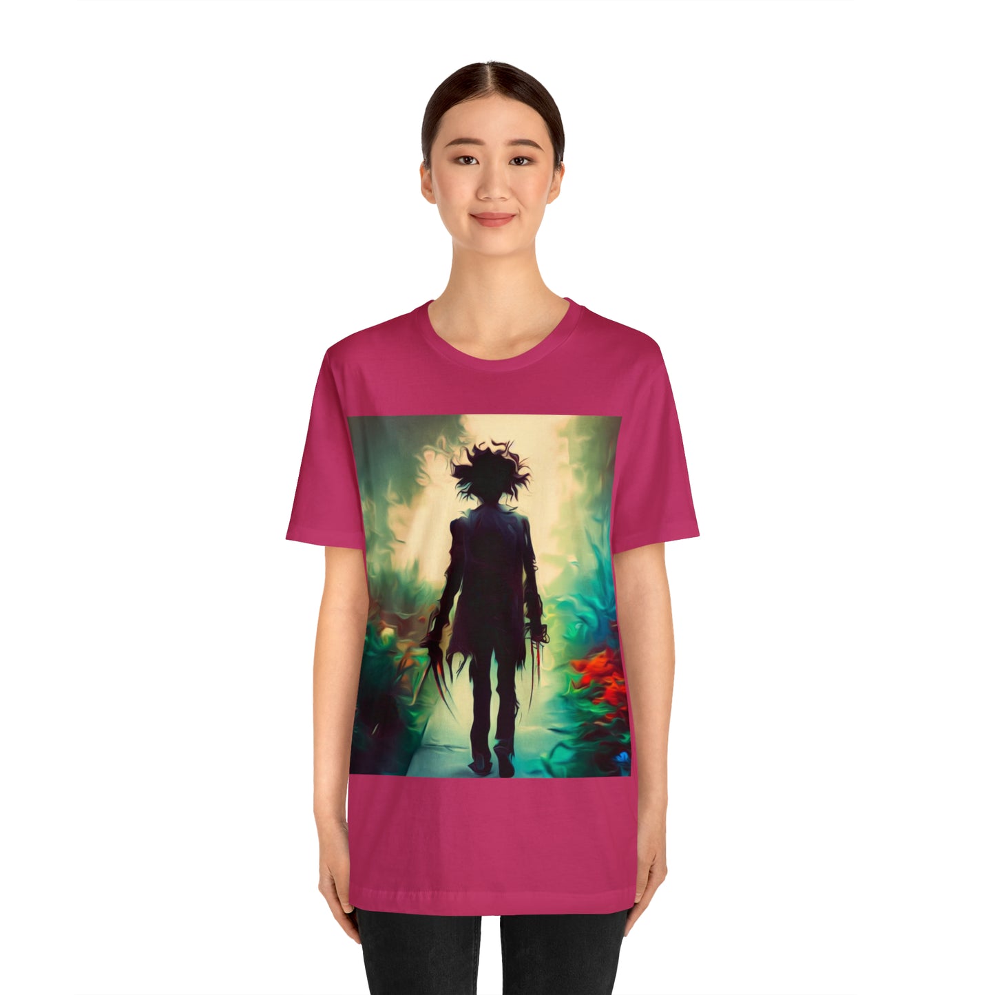 Halloween Jersey Short Sleeve Tee - Edward Scissor Hands