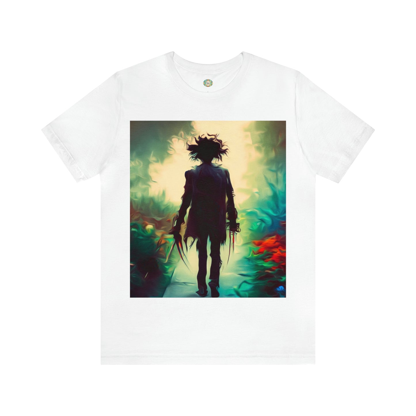 Halloween Jersey Short Sleeve Tee - Edward Scissor Hands