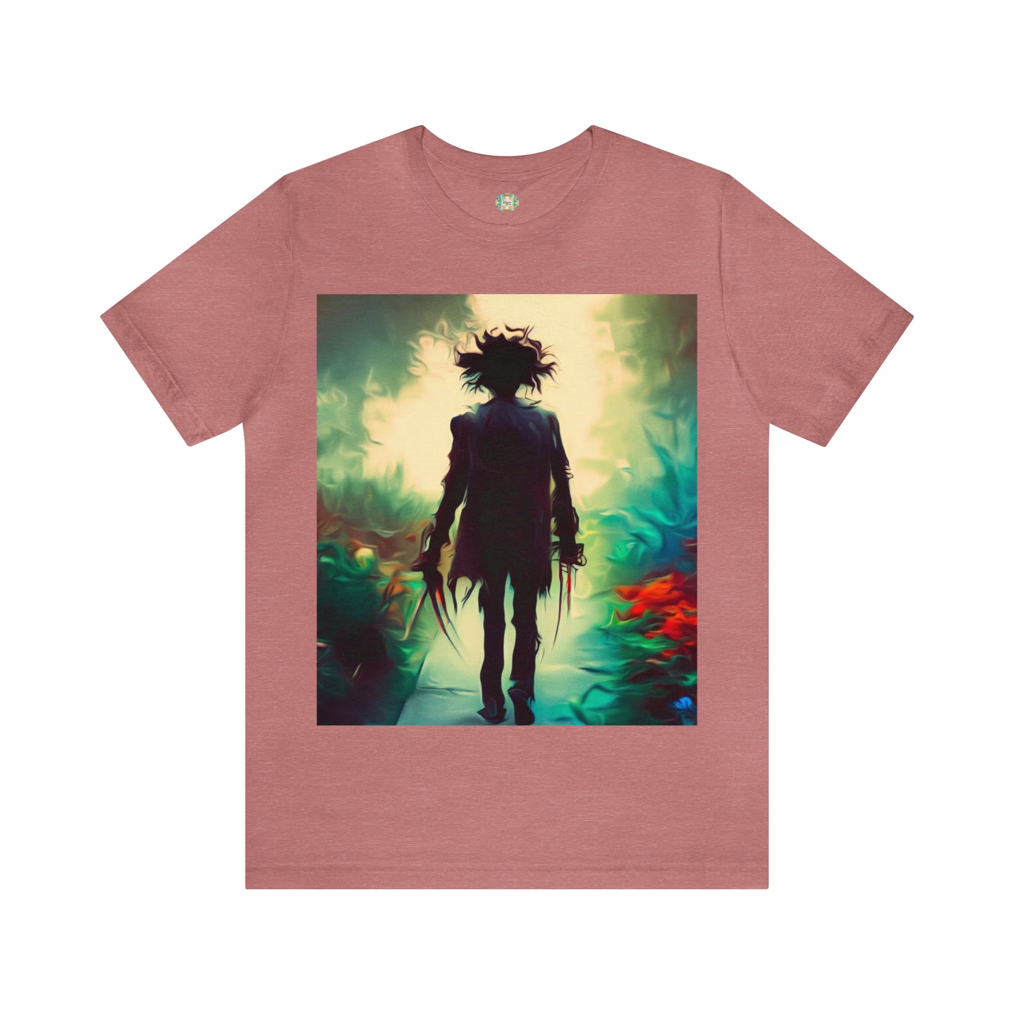 Halloween Jersey Short Sleeve Tee - Edward Scissor Hands