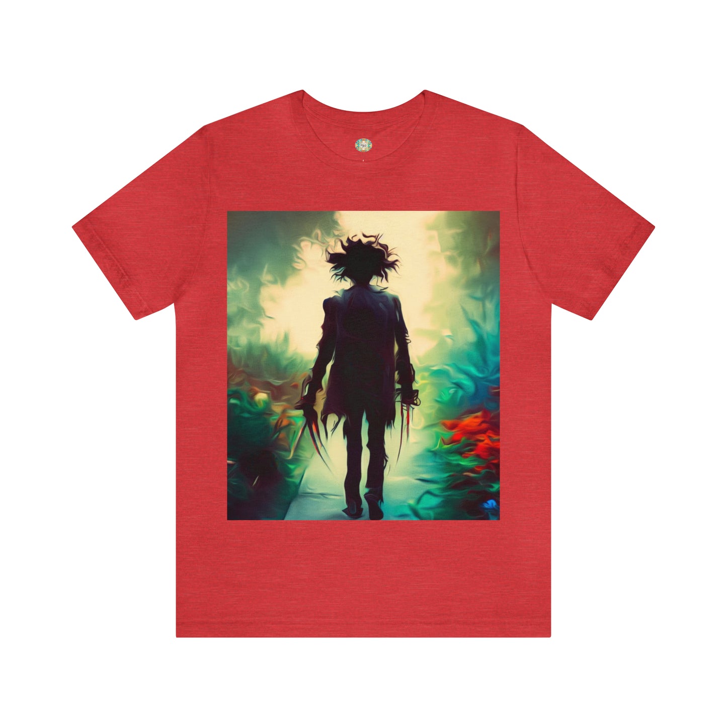 Halloween Jersey Short Sleeve Tee - Edward Scissor Hands
