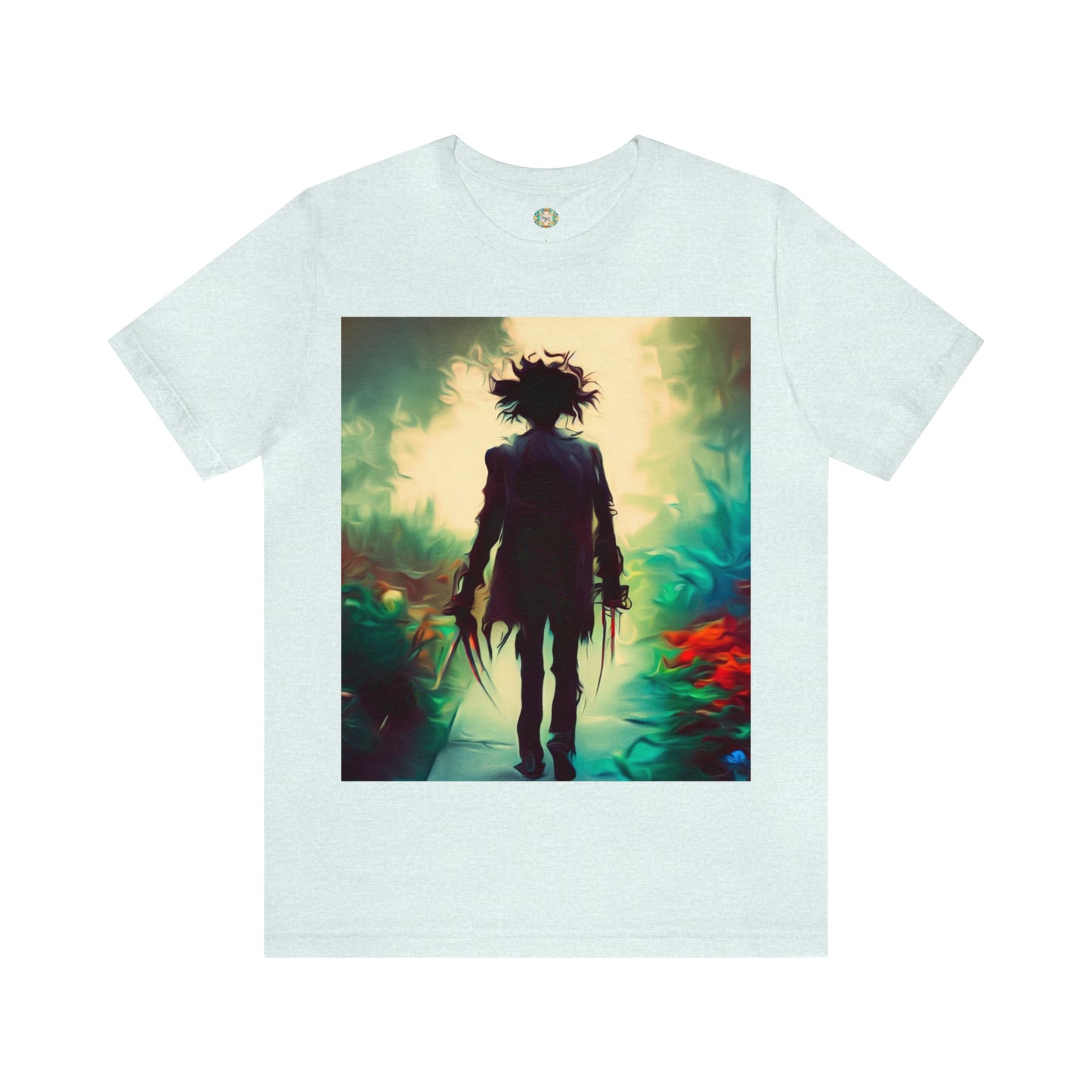 Halloween Jersey Short Sleeve Tee - Edward Scissor Hands