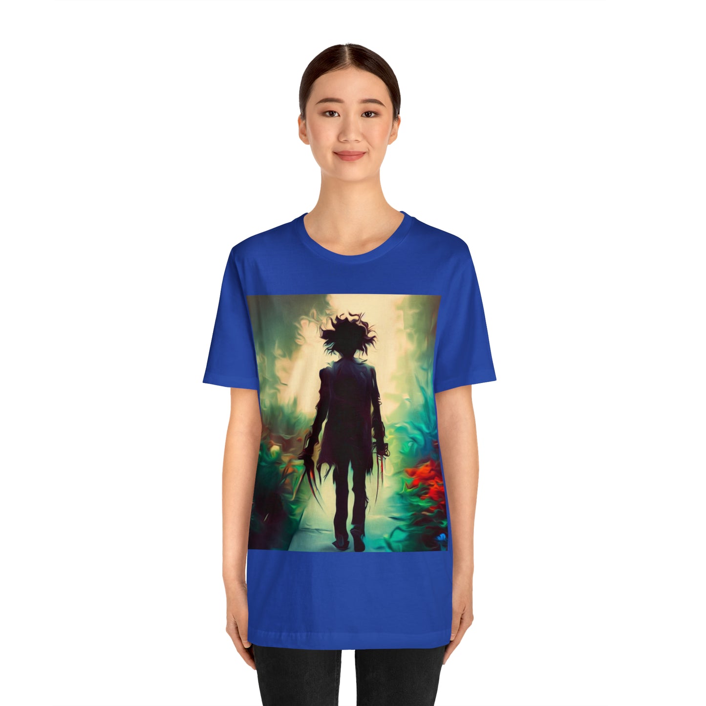 Halloween Jersey Short Sleeve Tee - Edward Scissor Hands