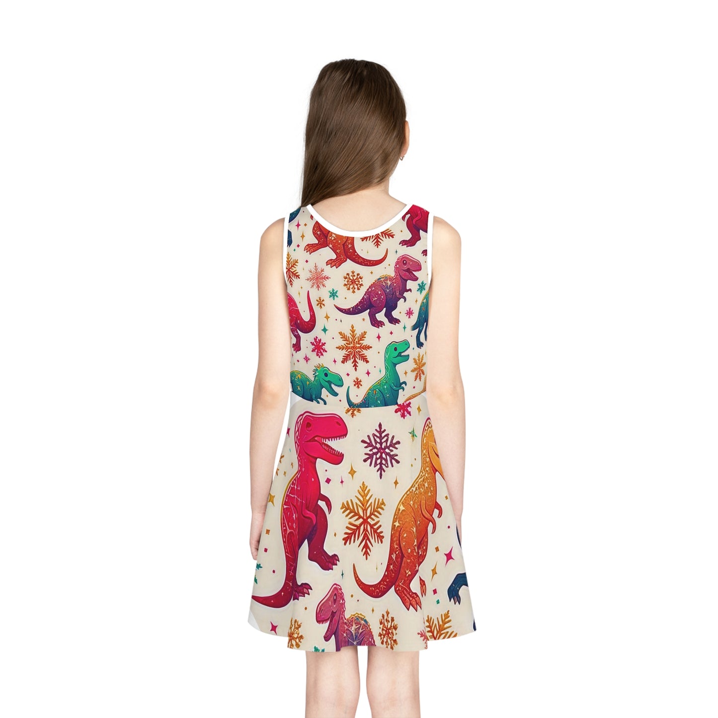 Dinosaur Christmas Sundress