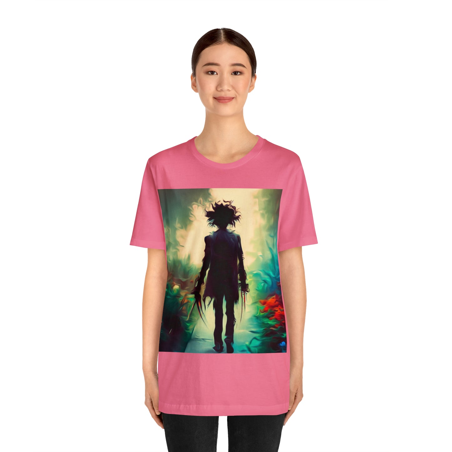 Halloween Jersey Short Sleeve Tee - Edward Scissor Hands
