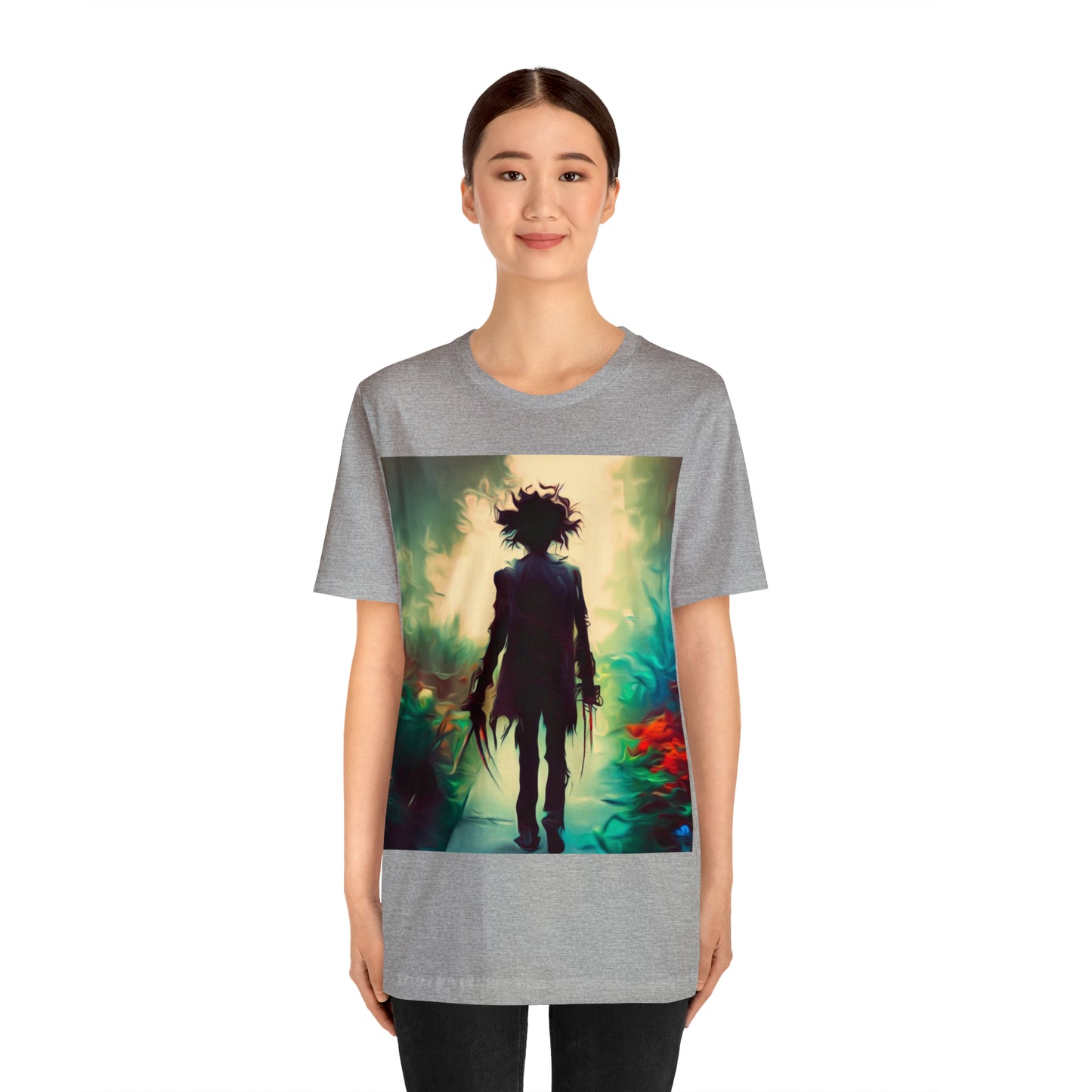 Halloween Jersey Short Sleeve Tee - Edward Scissor Hands