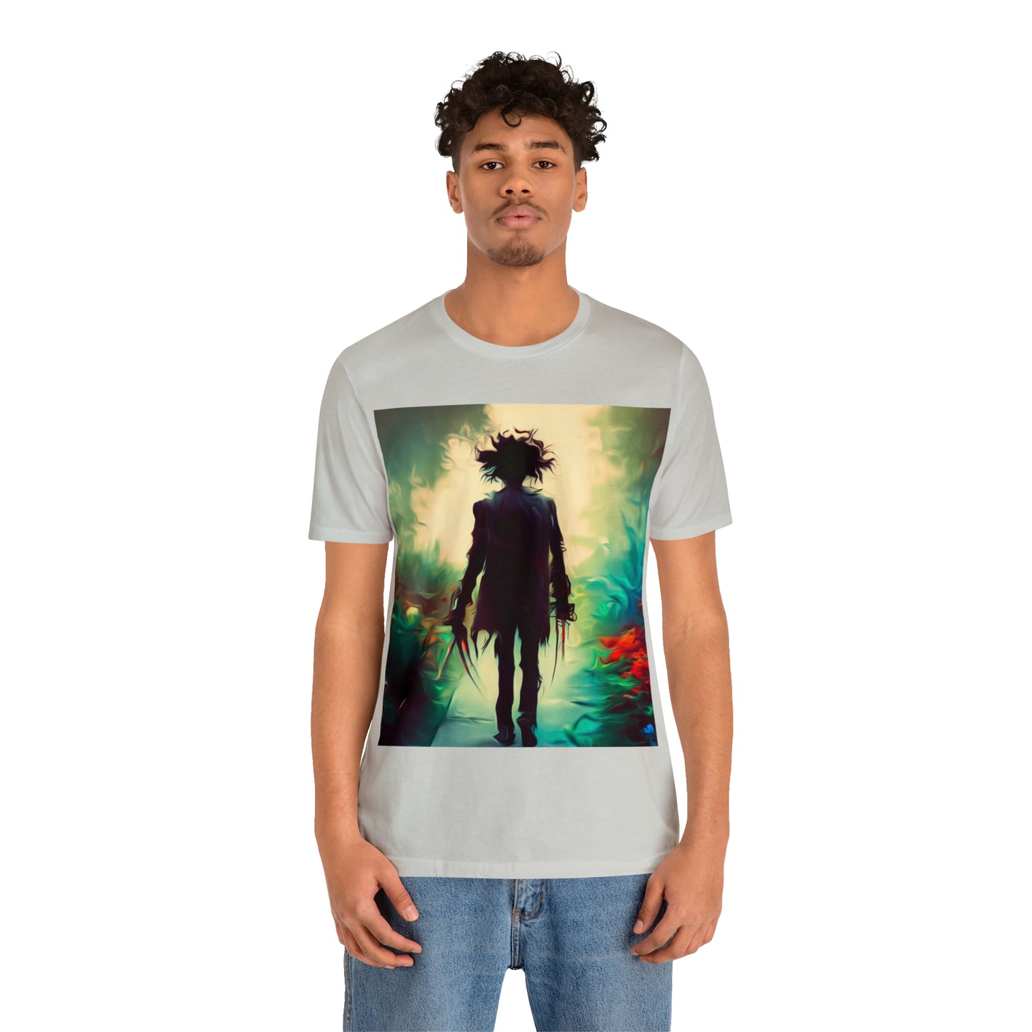 Halloween Jersey Short Sleeve Tee - Edward Scissor Hands
