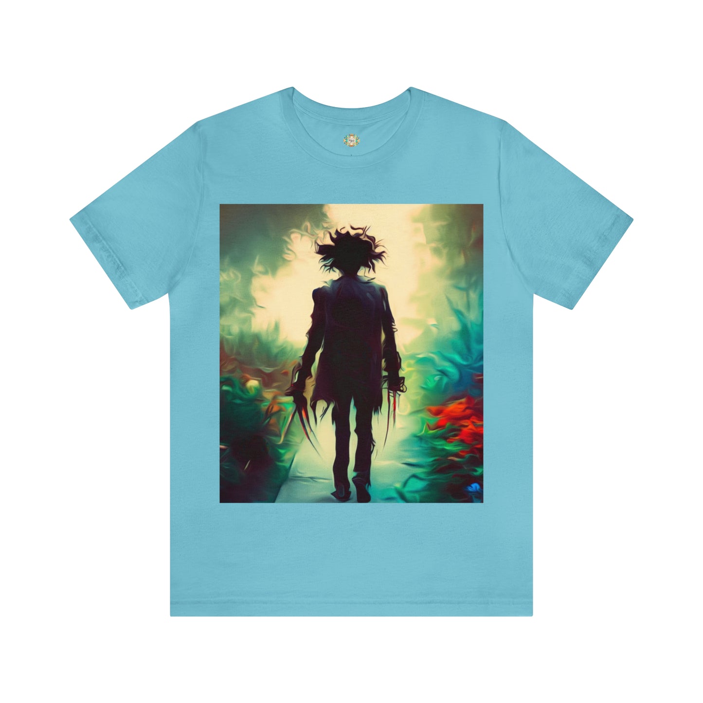 Halloween Jersey Short Sleeve Tee - Edward Scissor Hands