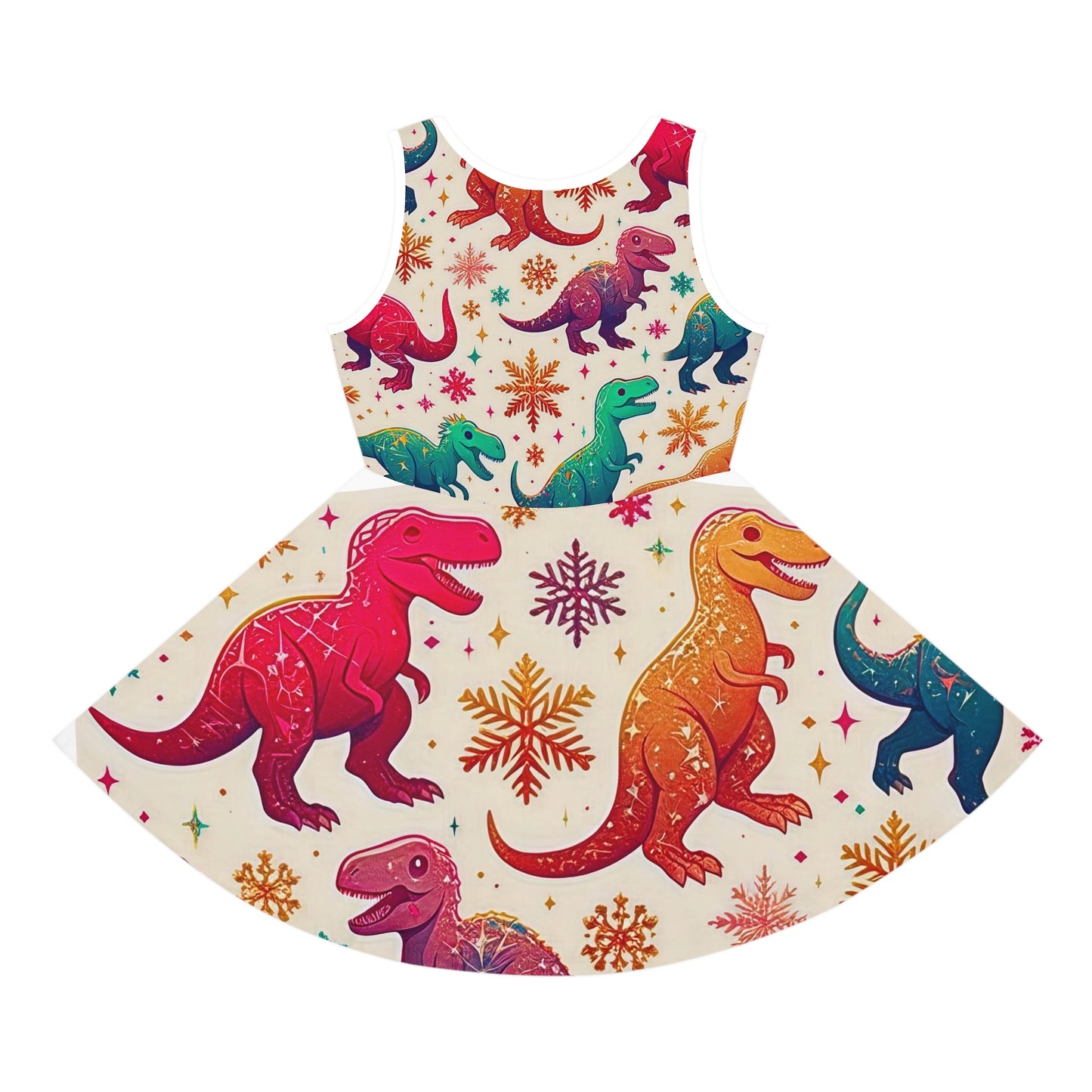 Dinosaur Christmas Sundress