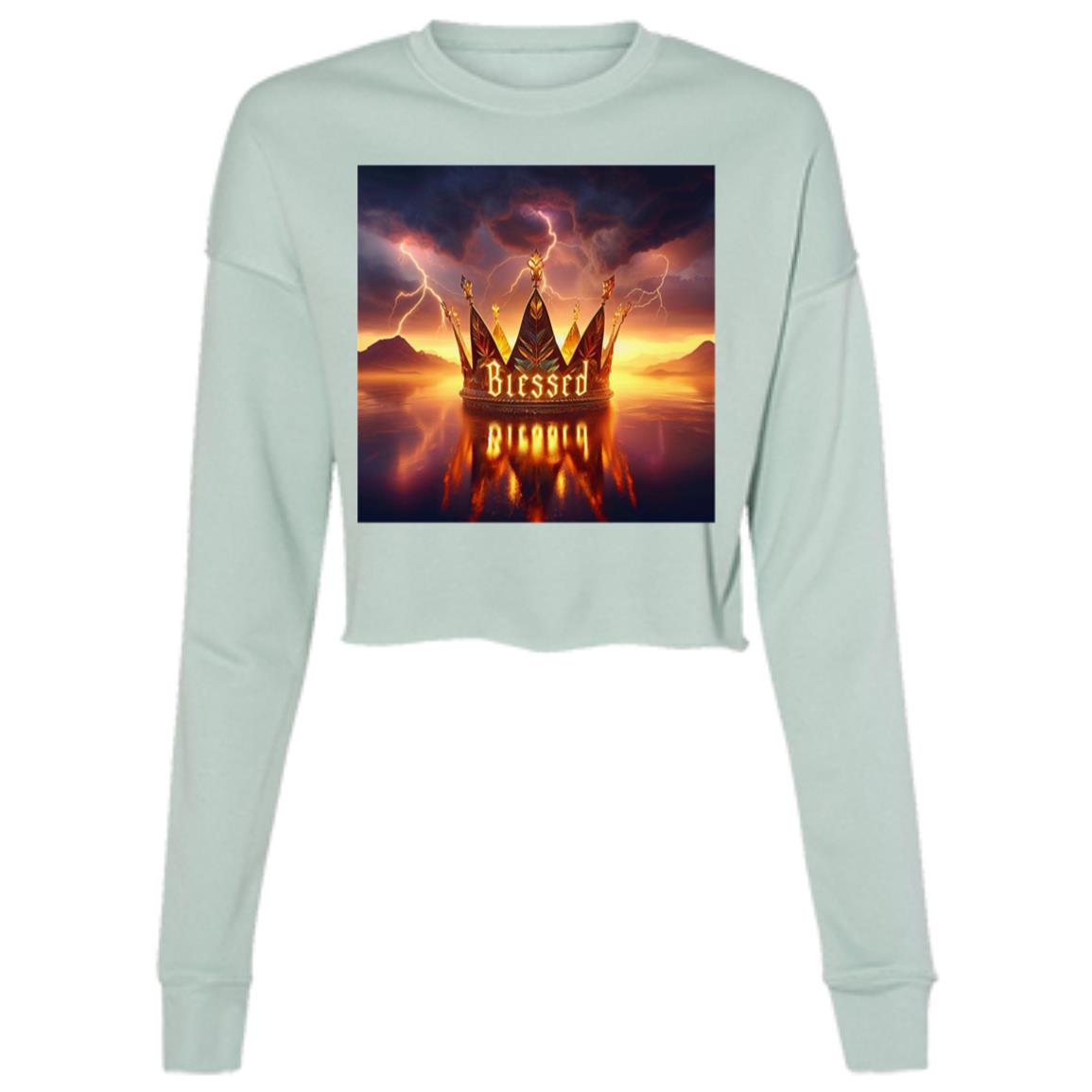 Blessed Ladies' Cropped Fleece Crew