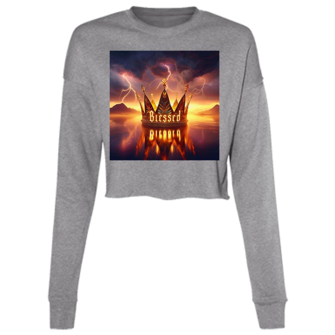 Blessed Ladies' Cropped Fleece Crew