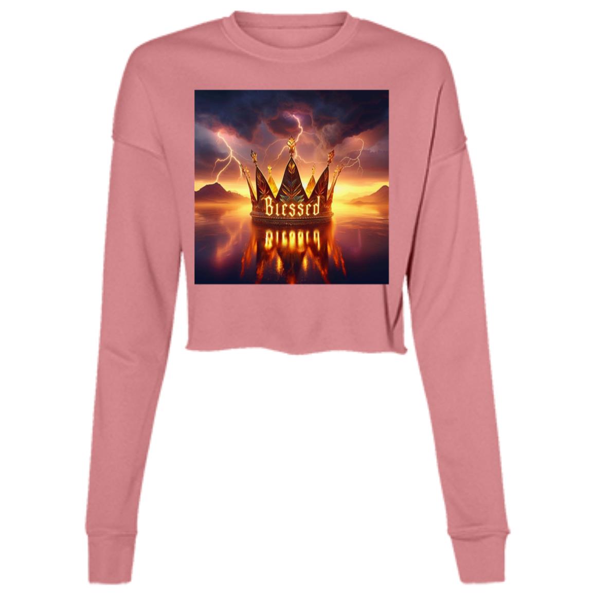 Blessed Ladies' Cropped Fleece Crew