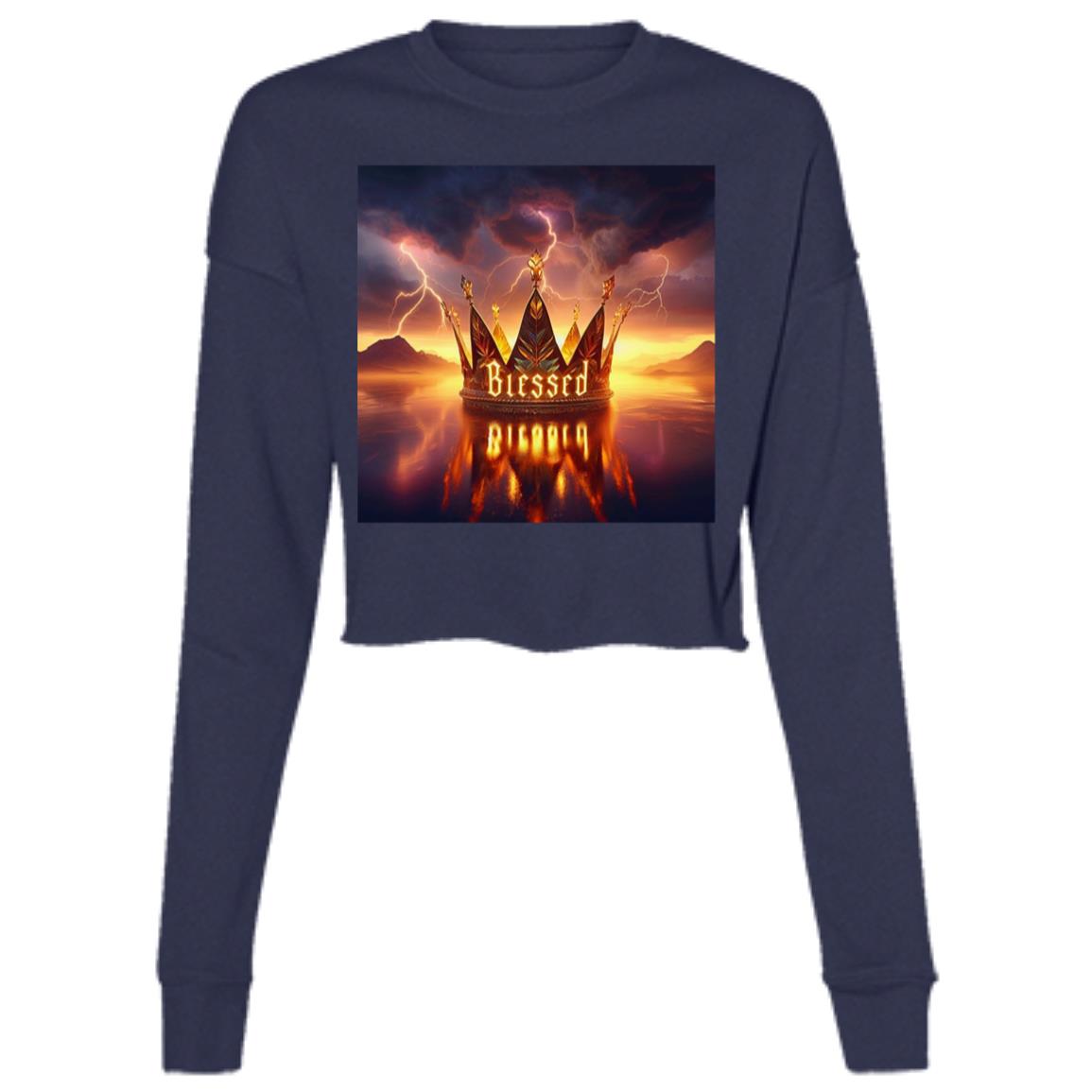 Blessed Ladies' Cropped Fleece Crew