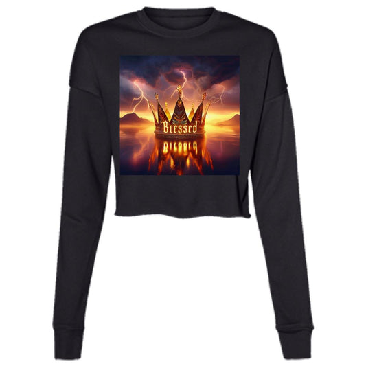 Blessed Ladies' Cropped Fleece Crew